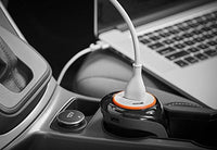 XC180 Cup Inverter, 180-watt 12V DC cigarette lighter to 120V AC to power laptop notebook & more w/ 3 USB ports 2.1A shared compatible with iPad & more