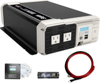 Energizer 3000 Watt 12V Pure Sine Inverter Dual AC Outlets & USB, Installation Kit Included, Automotive Power for Power Tools, Camping & Car Accessories - ETL Approved Under UL STD 458