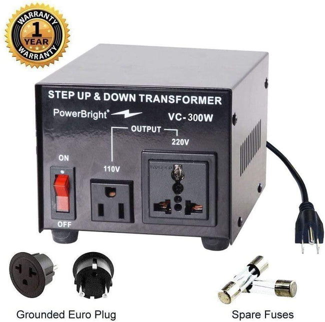 VC300W PowerBright 300W Step Up & Down Transformer / Converter