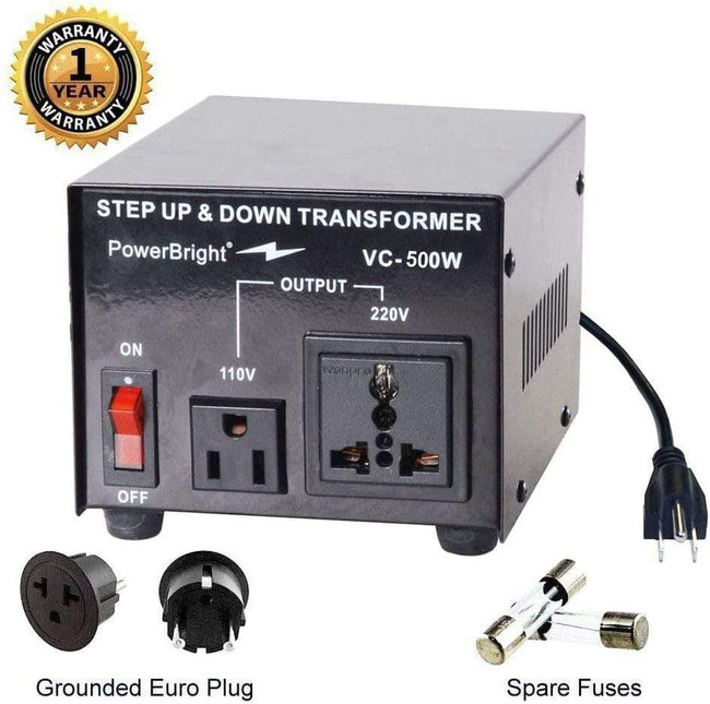 VC500W PowerBright Step Up & Down Transformer main image